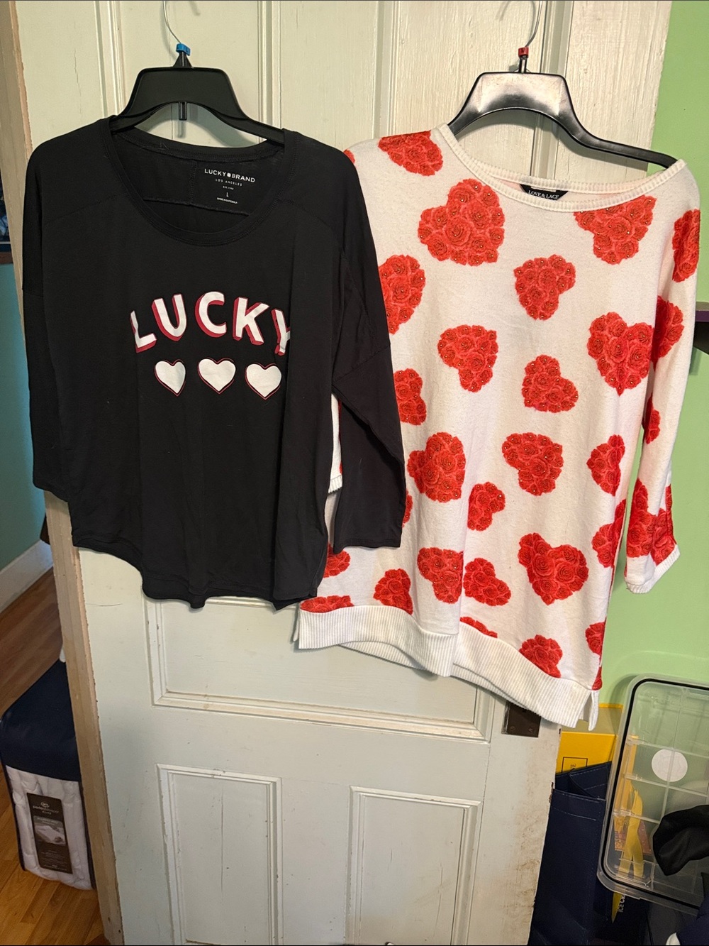 2 heart shirts